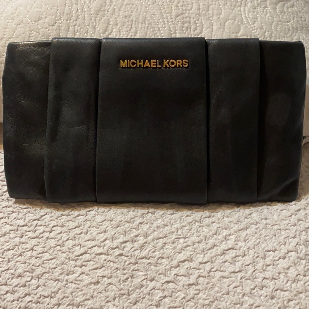 Michael Kors Leather Clutch